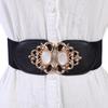 Fascia Vita Vintage da Donna per Signora Larga in Metallo Monocolore Cintura Vita Decorazione Abito Gonna Abbigliamento EMA