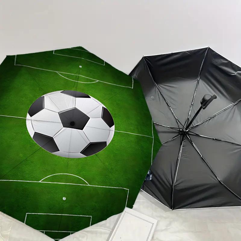 1PC Soccer Field Umbrella-8-Rib Reinforced Portable Folding Travel Suitable for All Seasons Outdoor Daily Use-G404