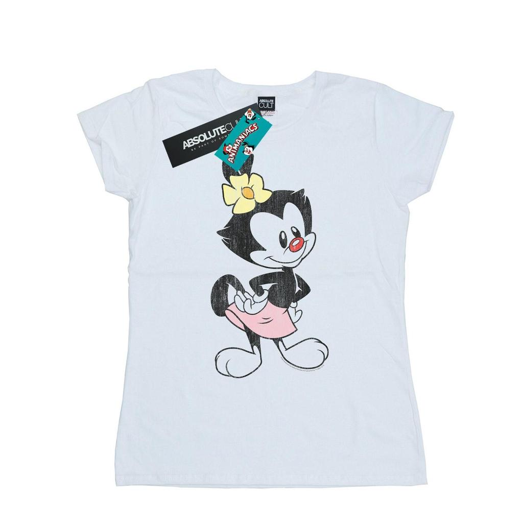Animaniacs Womens/Ladies Dot Classic Pose Cotton T-Shirt