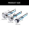 Dual Button Toilet Tank Parts Extended Toilet Tank Repair Tool Simple Install for Easy Installation & Silent Flushing