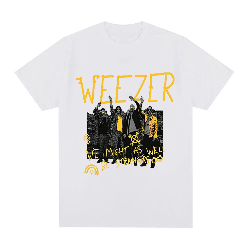 Weezer 2026 Bandtour T-Shirt Baumwolle Neue Alben Vorabveröffentlichung Grafikdruck T-Shirts Mode Damen Herren Lässig Rundhals Oberteile Sommer