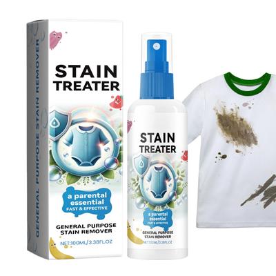 100ml Baby Clothes Stain Remover Clothing Fabric Cotton Linen Underwear  Laundry Spot Cleaner Liquid Detergent for Oil Grease