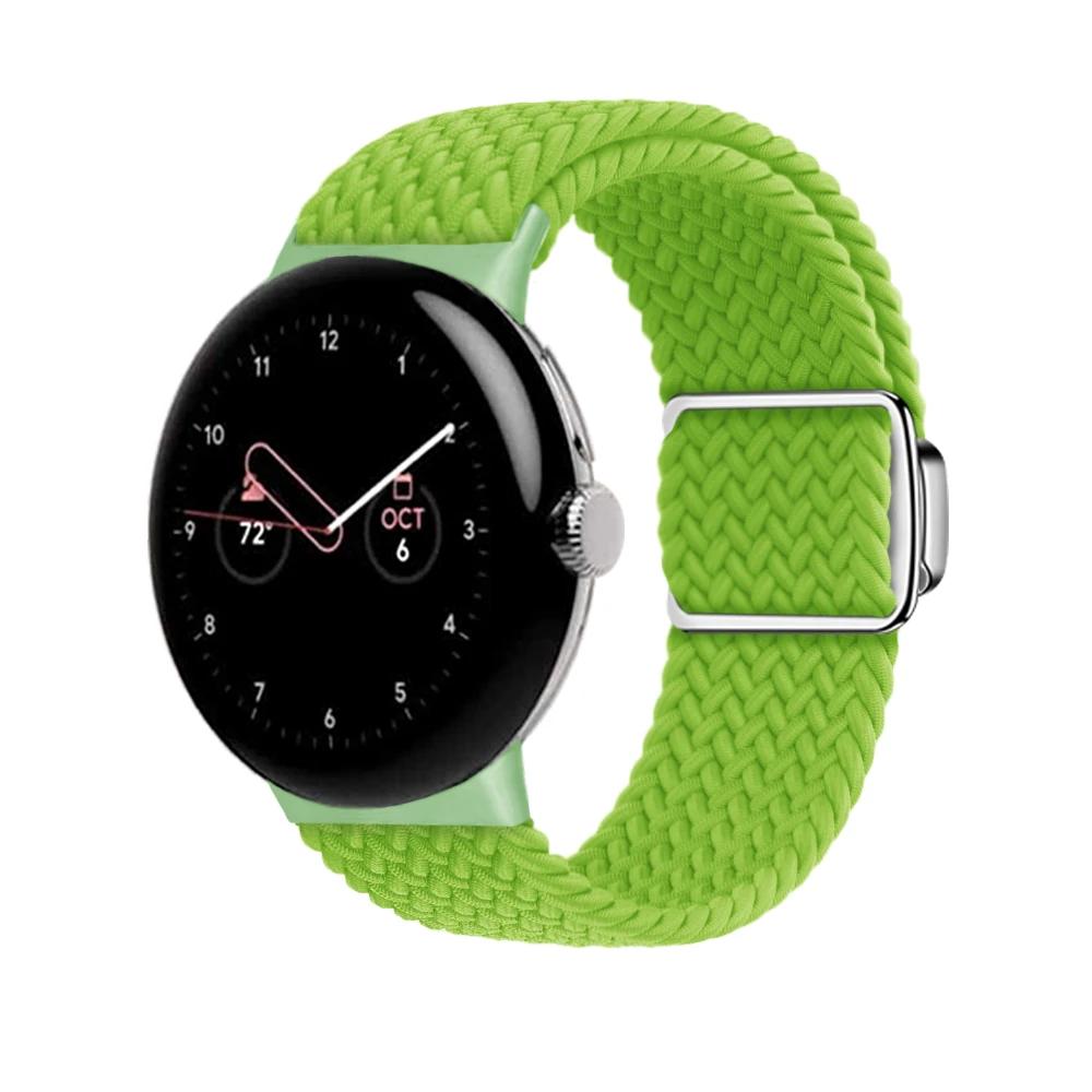 Braided Loop Strap for Google Pixel Watch 4/3 41mm Nylon Replacement Bracelet Wristband for Pixel Watch 4 3 2 1 Band Accessories