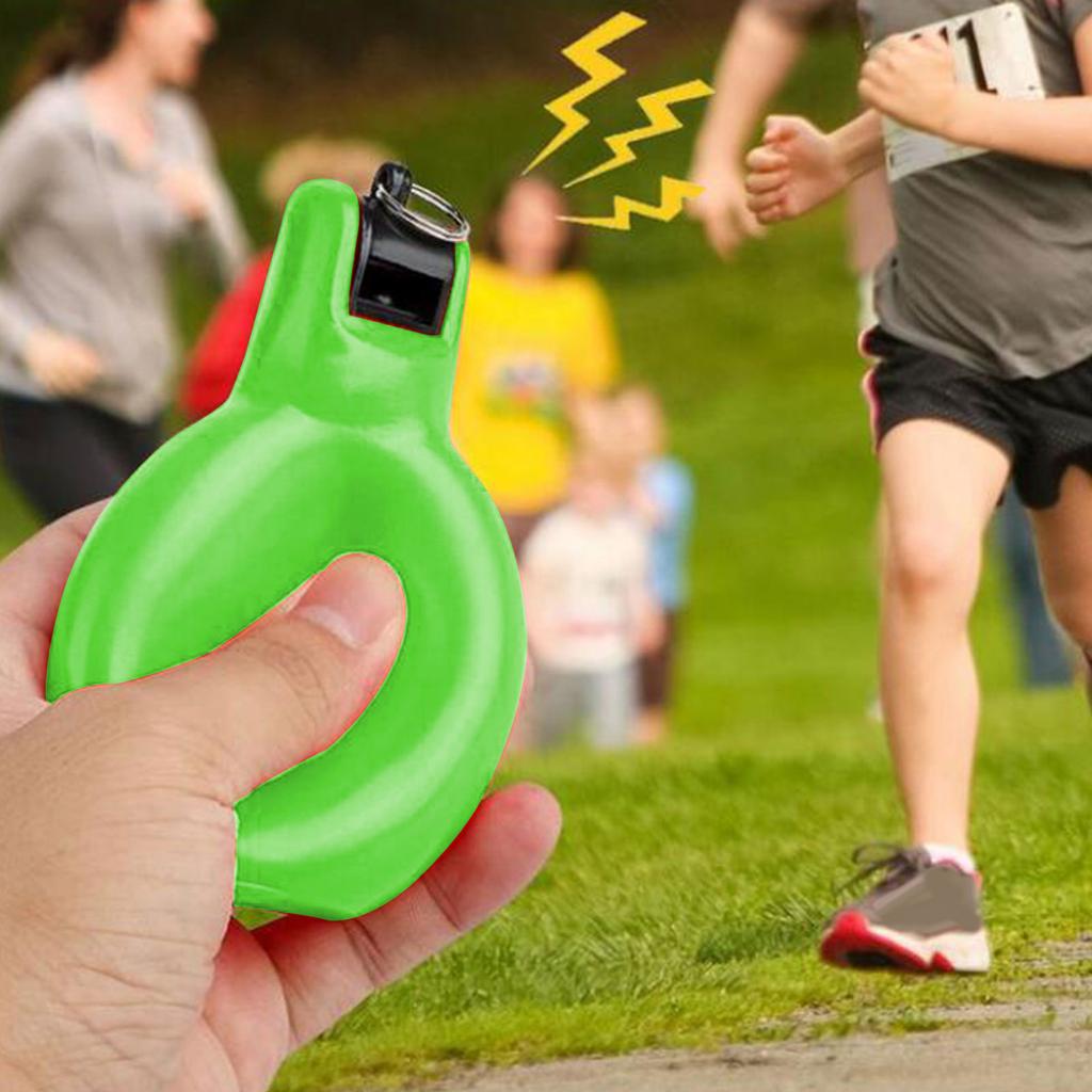 2 PCS Loud Hand Squeeze Whistle Ultra-Portable Coach Whistle for Sports Training Activities High-Pitched Emergency Whistle