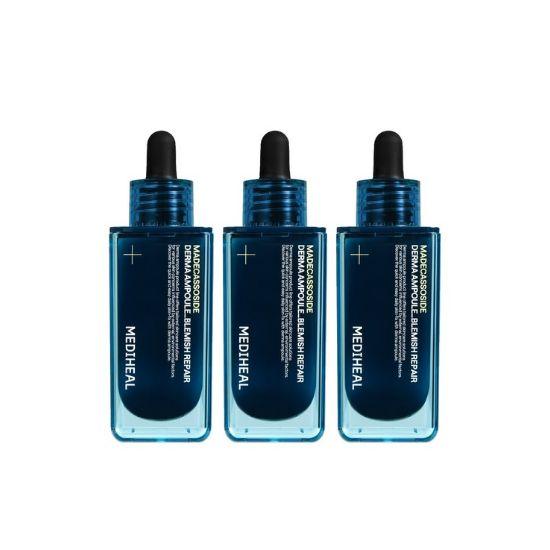 MEDIHEAL Madecassoside Derma Ampoule Blemish Trace Repair Soothing Serum 50ml x3