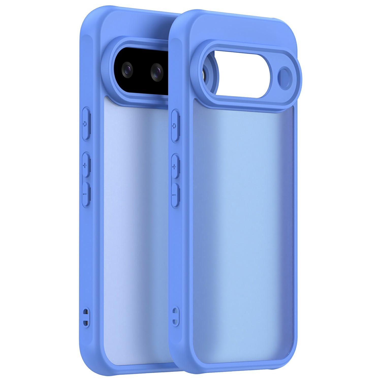 

For Google Pixel 10 Case Drop Proof Airbags Frosted Translucent PC + TPU Phone Back Cover
