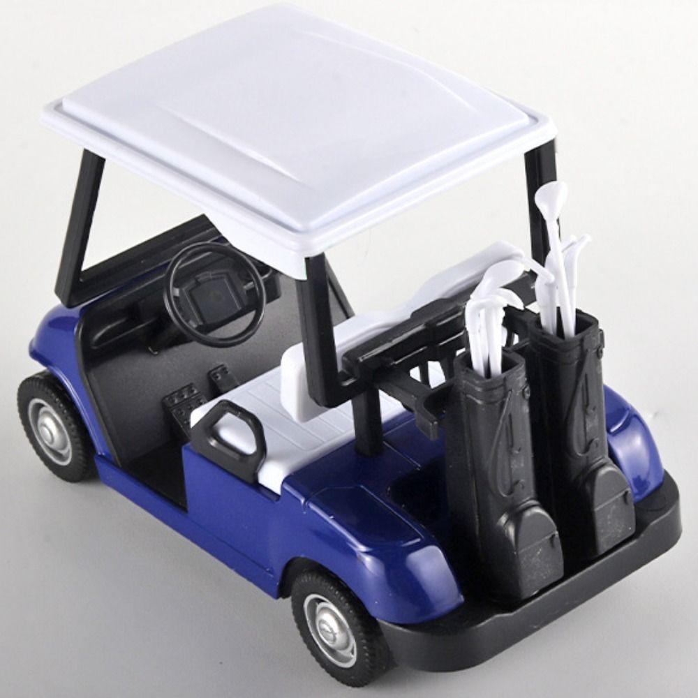 Simulation Golf Cart Model 1:20 Scale Golf Cart Vehicles Toy Miniature Golf Cart  Collection