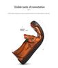Men's Spring & Autumn Slip-On Fashionable Zipper Leather Loafers - Toe Design, Casual, Handmade, Large Sizes Available