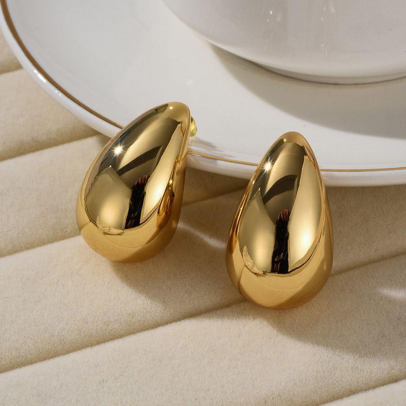 Cold Style Metal Women's Hollow European and American Fancy Water Drops