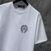 8936 CHROME HEARTS 2026 Summer New High Quality Cotton Round Neck Loose Large Size Men's and Women's T-shirt Couple T-shirt
