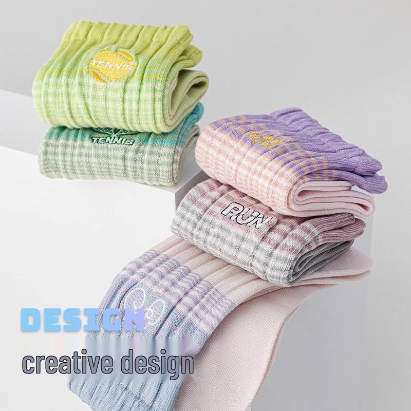 Women's Pure Cotton Mid-Calf Anti-Odor Slouch Socks – 2025 Trendy Style, Autumn Best-Seller