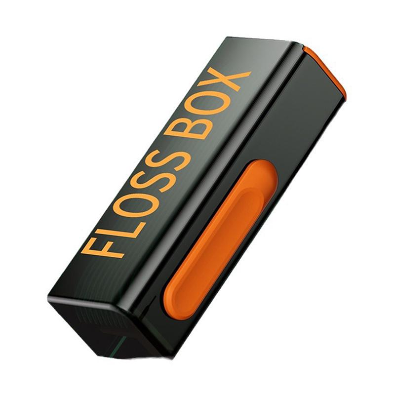 Dental Floss Dispenser Containing 10Pcs Floss Dental Floss Storage Box Auto Refillable Oral Hygiene Care Floss Pick