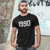 1990 T-SHIRT - 90s Retro Birthday Gift Dad Mom Year of Birth Date Unisex Vintage Unisex T-Shirt