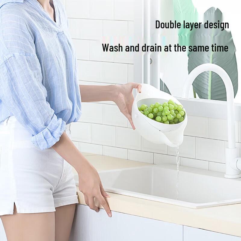 Chahua Doppelschichtiger Abtropfkorb