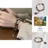 Elegant Handmade Ceramic Bead Bracelet New Chinese Style Unisex Couple Jewelry