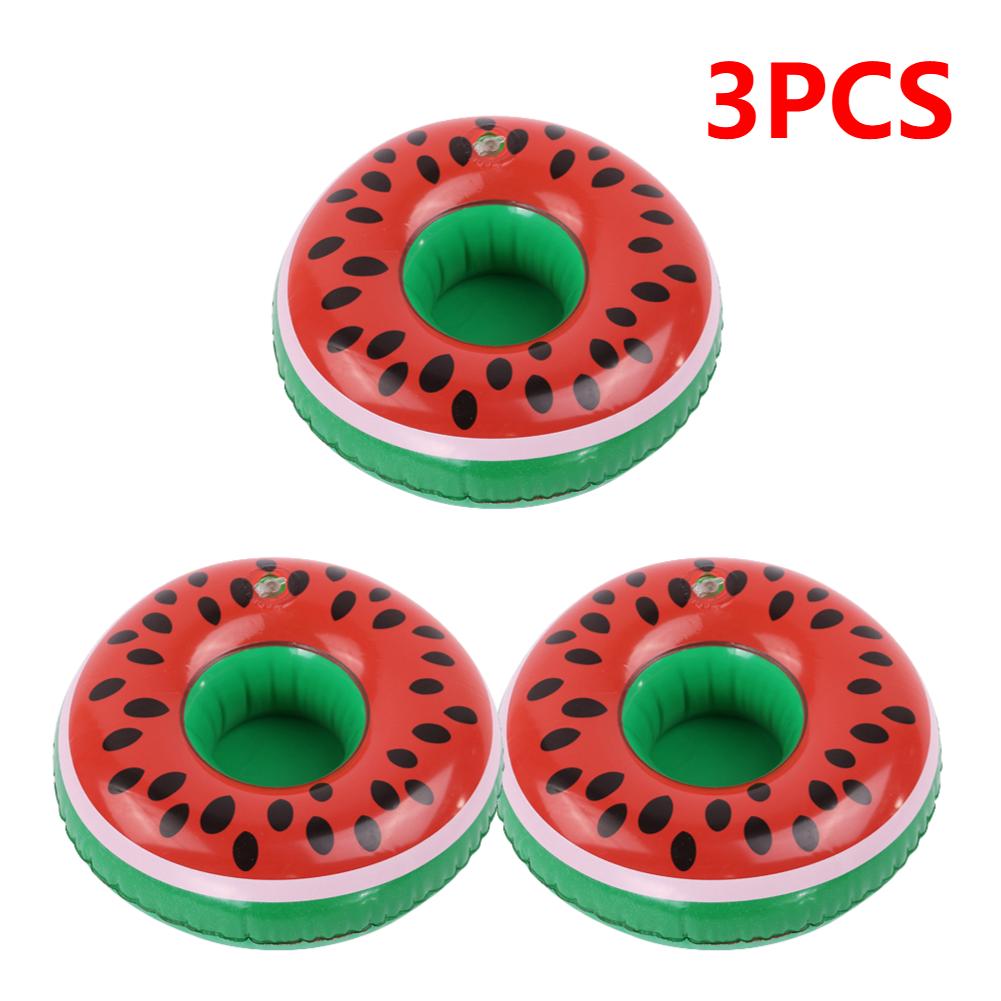 Nafukovací držák na pohár plovoucí nafukovací podtácky na nápoje z kokosového stromu Flamingo Unicorn držák na pití do bazénu plovák