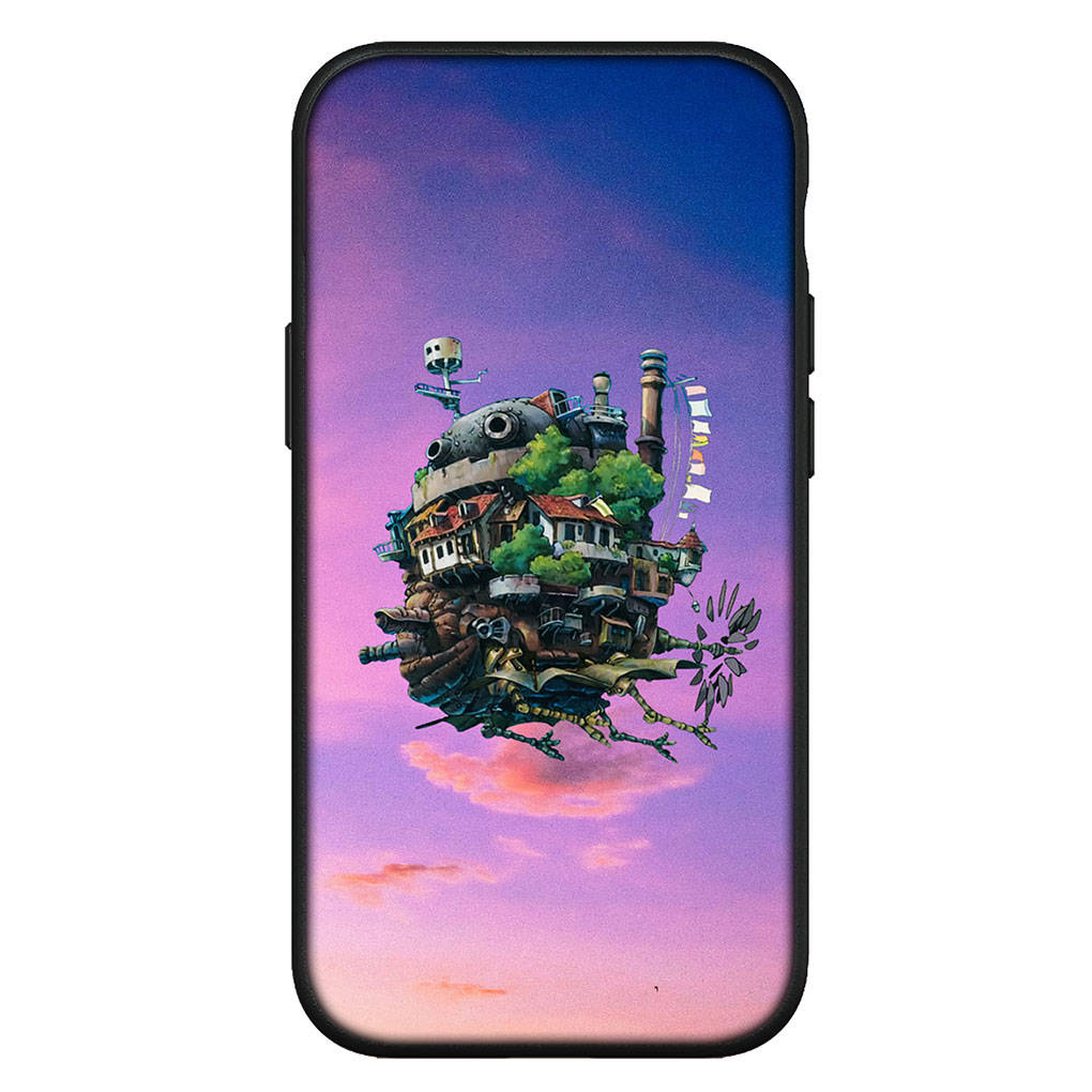 Kryt na iPhone 16 15 14 Xiaomi Redmi Note 13 12 11 Pro Max X 10 8 9 XR Samsung Galaxy S24 S23 A05 OPPO Pouzdro na telefon Huawei Howls Howl's Moving Castle