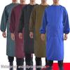 Plus Size Waterproof Long-Sleeve Smock - Men's Autumn/Winter Kitchen Apron