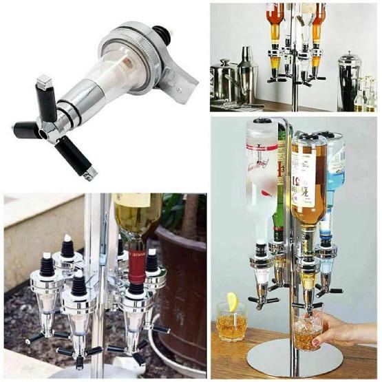 2 Piece 45ml Liquor Dispenser Bar Optic Spirit Measure Pub Dispenser Drink Spirit Wine Cocktail Pourers Bar Tool