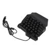 One Handed Gaming Keyboard 35 Keys Colorful Backlight Professional USB Interface Ergonomic RGB Keyboard for PC