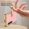 Luxury PU Leather Phone Case for Samsung Galaxy Z Fold 8 Ultra 7/ 6/5/4/8 with Tempered Glass And Finger Ring - Z Fold 8 Design3