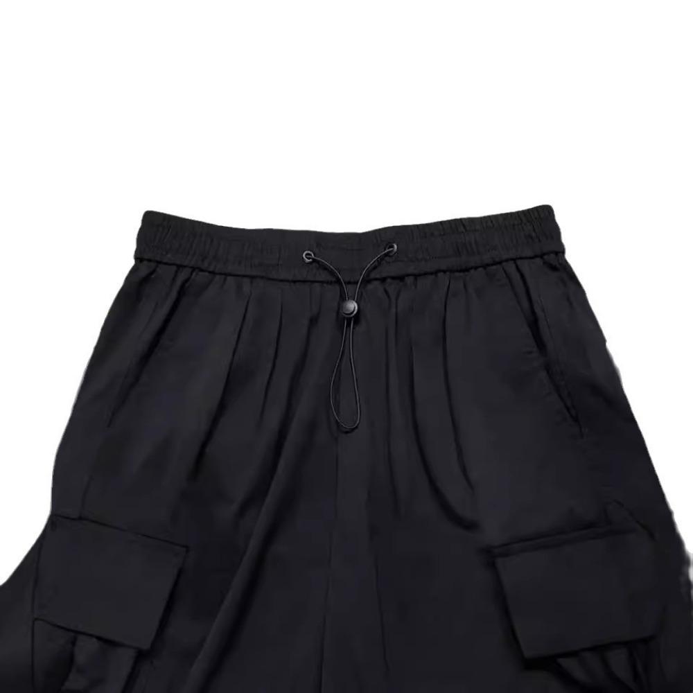 Men American Quick Dry Cargo Pants, Summer New Parachute Pants, Women High Waist Wide Leg Casual Sports Long Trousers