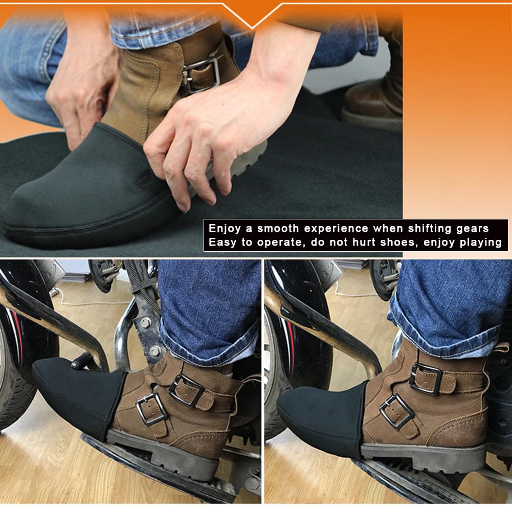 Motorrad Schaltpad - Schuh Stiefel Abdeckung Schutzausrüstung | Schwarzer Motorrad Schalthebel Schuh