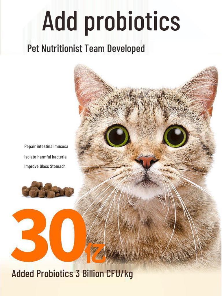 Fresh Meat Cat Food - 18 Jin, Large Bag for Kitten & Adult Cats, Weight Gain & Development, Indoor Formula (Includes 9 Jin & 3 Jin Packs)