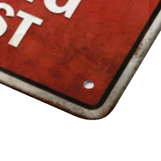 Prayer Is The Best Way To Meet God Sign Christian Religious Metal Plaque Rustic No Trespassing Warning Sign for Fence