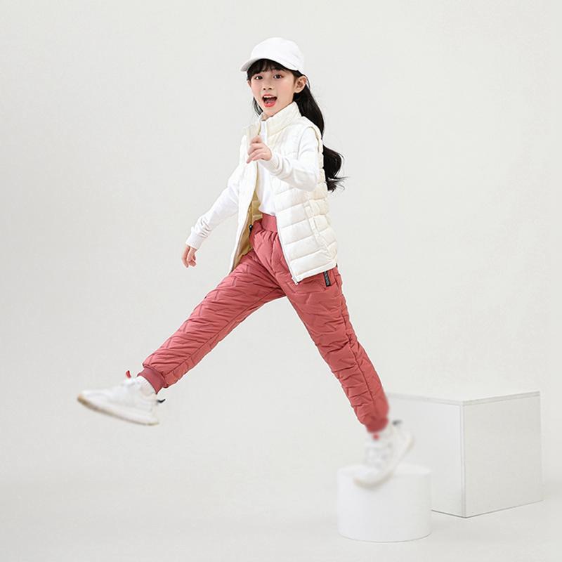 Mädchen Winter Warm Mode Kaschmir Baumwolle Hosen für Jungen im Alter von 3-12 Jahren Kinder Lässig Wasserdicht Verdicken Sweatpants Kinderkleidung