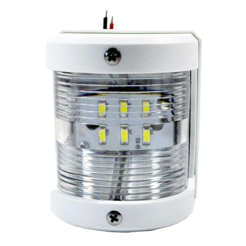Waterproof Boat Stern White LED Navigation Light Night Sailing Signal 12V 2NM