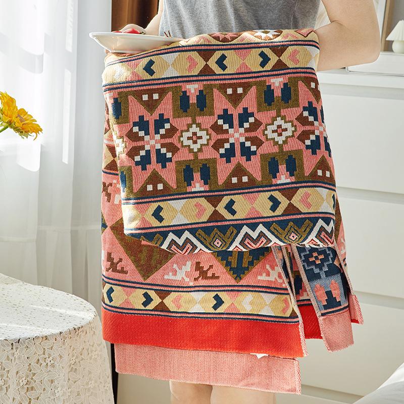 Floral Striped Cotton Gauze Bath Towel, Absorbent Quick-drying Lint-Free Shower Towel, Oversized Comfortable Blanket, Bathroom Supplies, Home Supplies