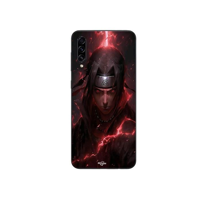 Coque maniacase pour Samsung Galaxy A50 itachi uchiwa anime 3D fanart