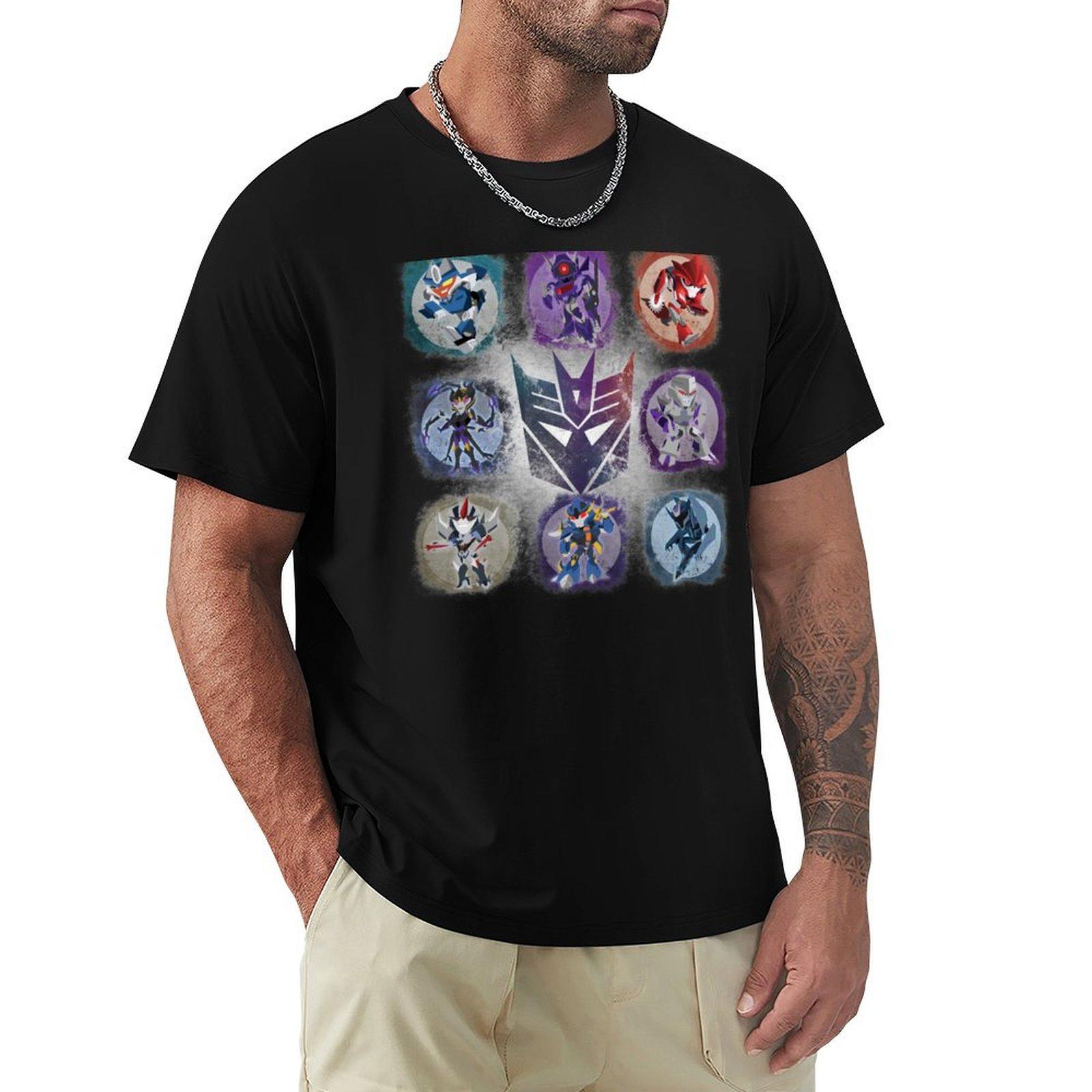 

Decepticons Prime- Collection T-Shirt Aesthetic Clothing Summer Clothes Sublime Plain T Shirts Men 4XL зелений