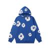 European and American 100%Cotton Foam Printed Hoodie Men's and Women's Hoodies