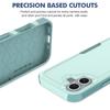 Capa de Celular à Prova de Choque com Proteção de Duas Camadas Para iPhone 16 15 11 12 13 14 Pro Max X S XR Luxuosa Armadura Contrastante Capa Anti-Queda