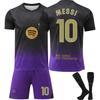 26-27 Barcelona Auswärtsfußballtrikot für Kinder und Erwachsene MESSI #10