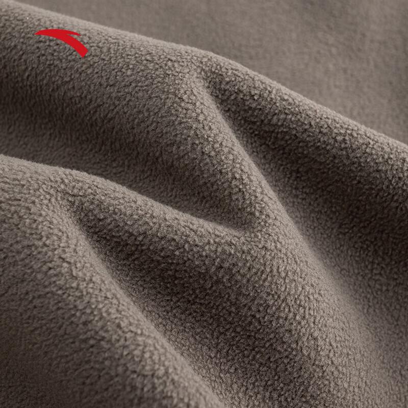 Anta Men's Winter Warm Fleece-Lined Pullover Sweatshirt