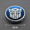 4Pcs Car Transformers Emblem Hub Center Cover Wheel Sticker for Ford Mustang Mercedes Benz Volkswagen golf BMW audi Tesla FIAT