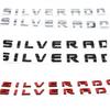 2x Fender Door Emblem For Silverado 1500 2500HD Letter 3D Decal Sticker Tailgate