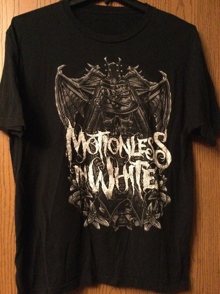 Новая мужская футболка Motionless in white, односторонняя, S-234XL, черная, D1029, унисекс XXXL
