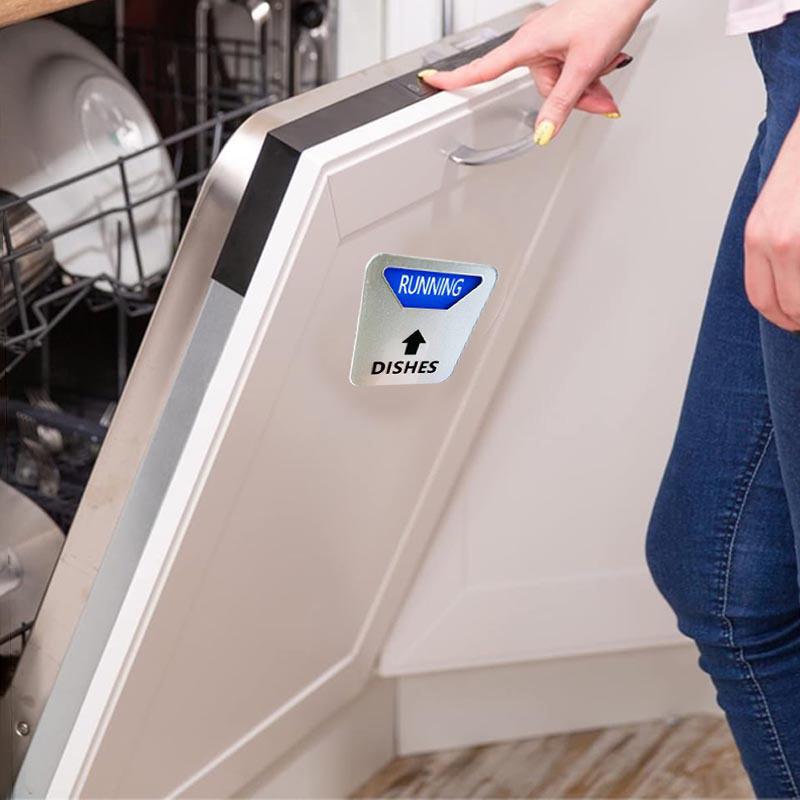 Sign Dishwasher Clean Magnet Dirty Indicator Washer Dish Kitchen Stickers Necessities Cleaning Dishes Machine