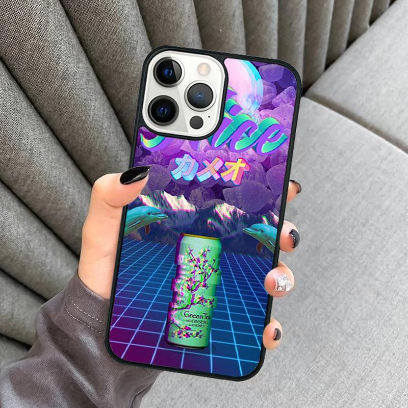 Vaporwave Art Phone Case For iPhone 17 Air 16 16e 15 13 14 Pro Max 11 12 Plus 2022 MAX Shell Cover coque