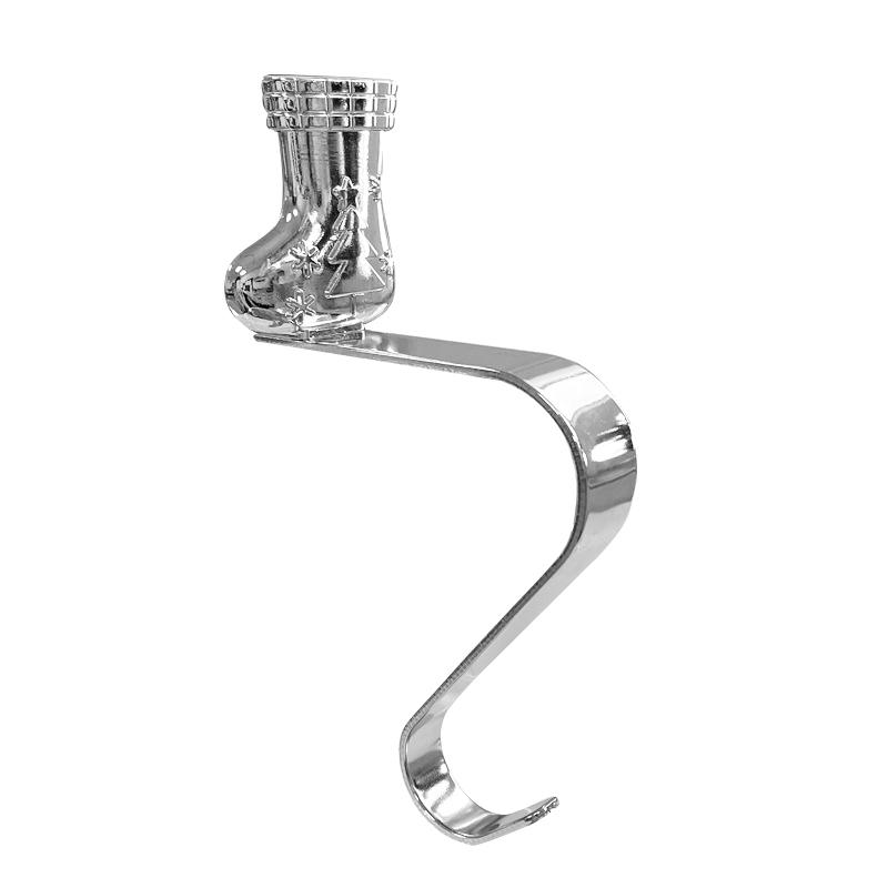 

1PC Snowflake Tree Elf Xmas Gift Metal Home Fireplace Hook Living Room Home Decoration Kitchen срібний