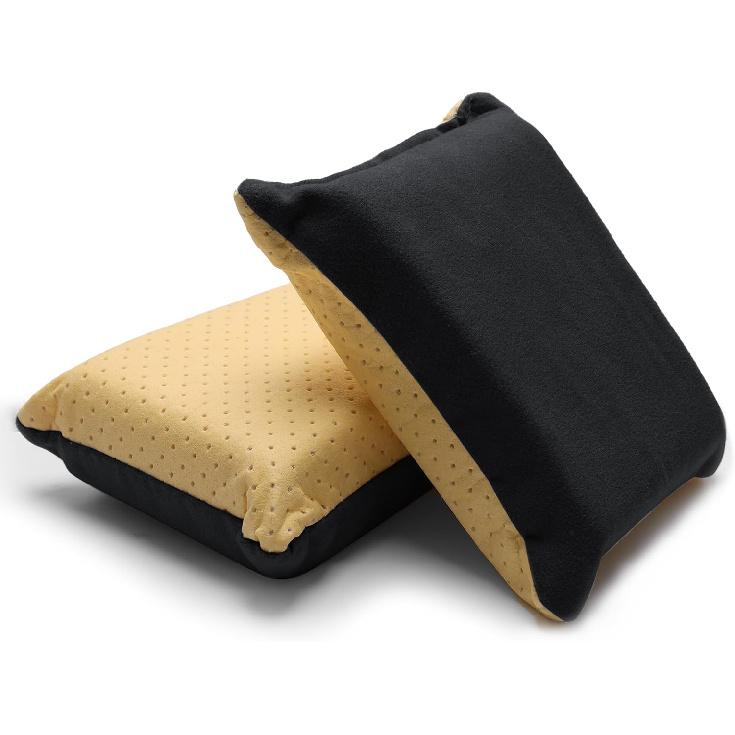 2PCS Window Defogger Sponge, Absorbent Window Glass Defogger Car Windshield Cleaner for Auto Cleaning (Yellow+Black)