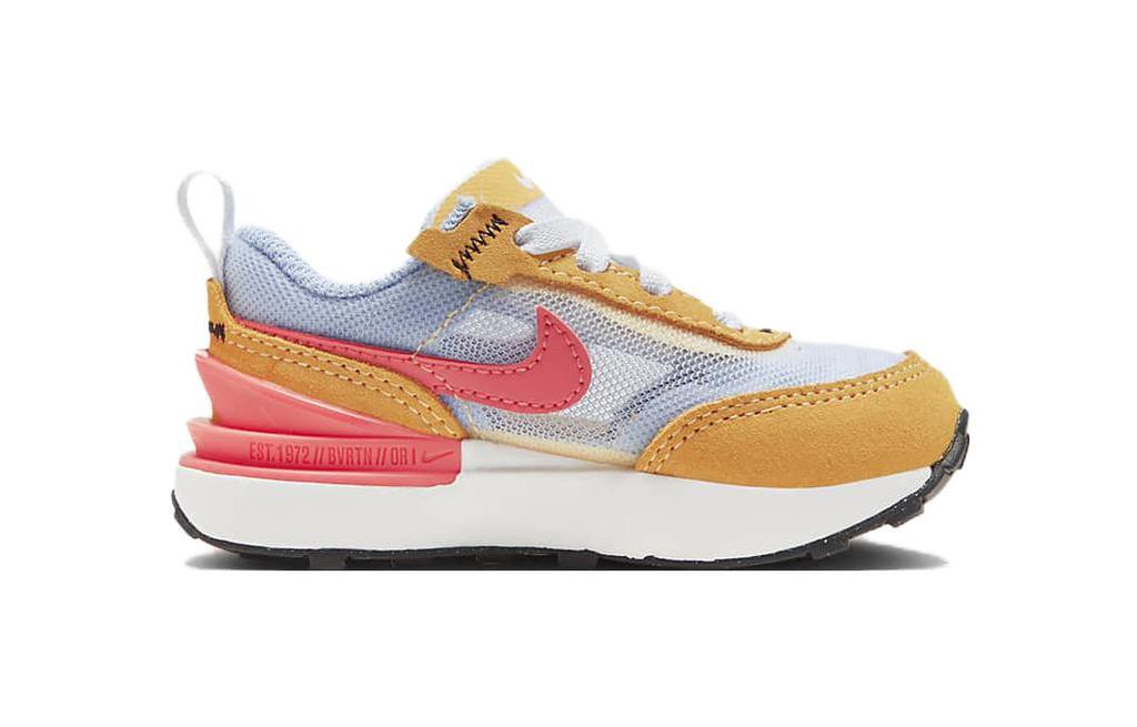 Nike Waffle One TD Cushioning, Wear Resistant Low Top Baby & Toddler Shoes Orange Red Infant And Toddler DC0479-700