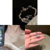 Saturn Pearl Necklace With Cz Microinlay Ushaped Pendant For Elegant Women