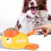 Interactive Dog Pet Treat Dispenser Toys Feeder Enrichment Duck Shape for Training Dogs and Cats Little Yellow Duck