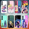 Chilot și Șosetă Cu Jartieră Anime Carcasă Telefon Pentru Samsung Galaxy A91,80,73,72 ,71,53,52,32 ,31,22,21s,20,Carcasă Neagră Moale