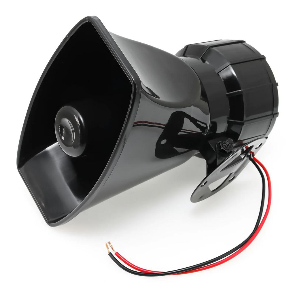 12V 7 Sounds Car Horn Speaker Electronic Siren Loud Car Warning Alarm Horn Multi-tone Loudspeaker With Remote Controller
